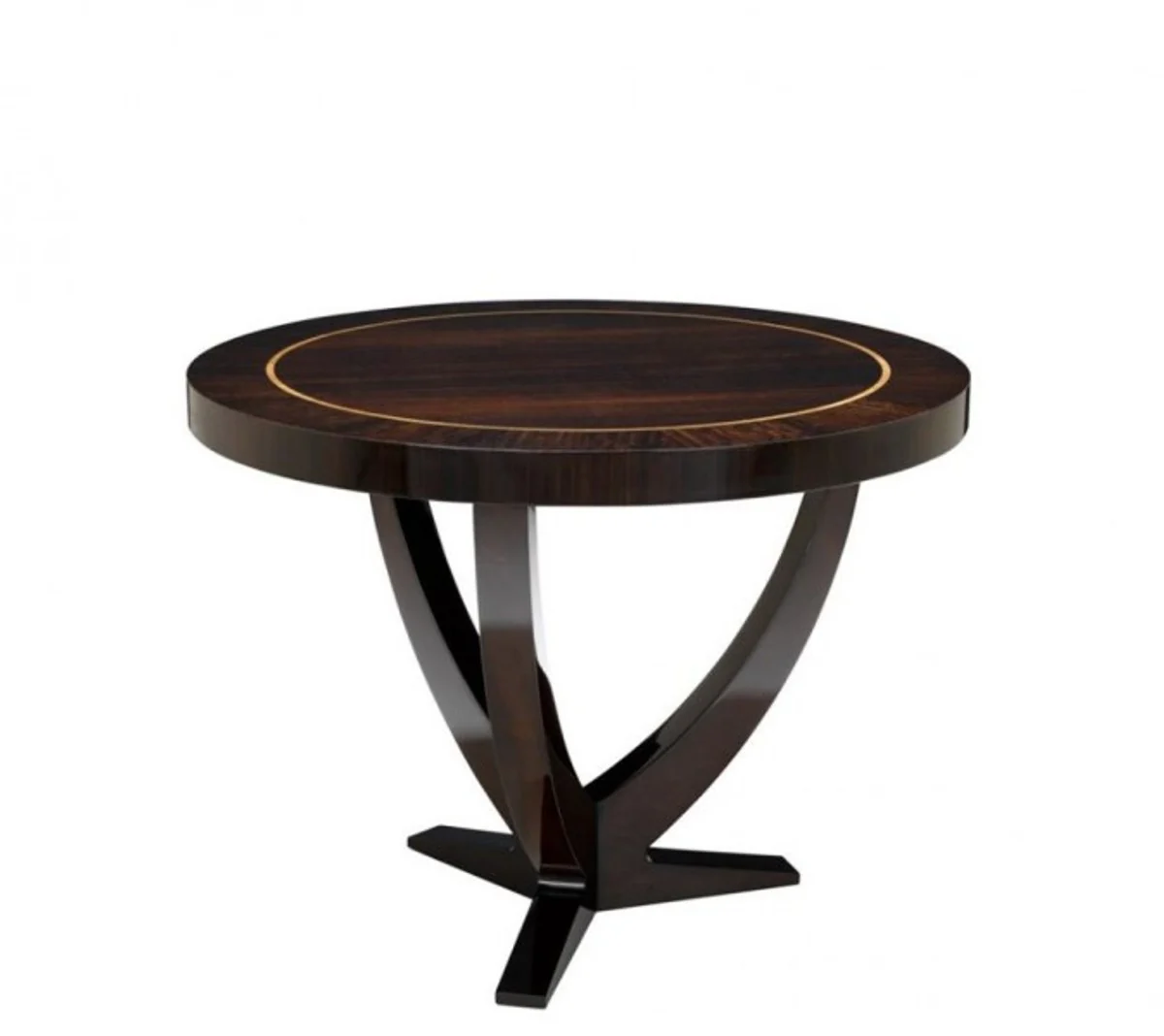 Designer Luxus Mahagoni Esstisch 100 x H. 76 cm - Hotel Tisch Möbel