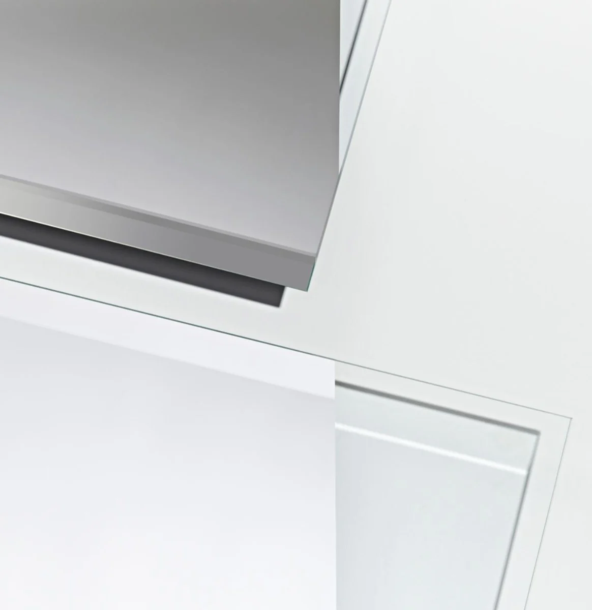 Designer Wandspiegel 45 x H. 45 cm - Designermöbel