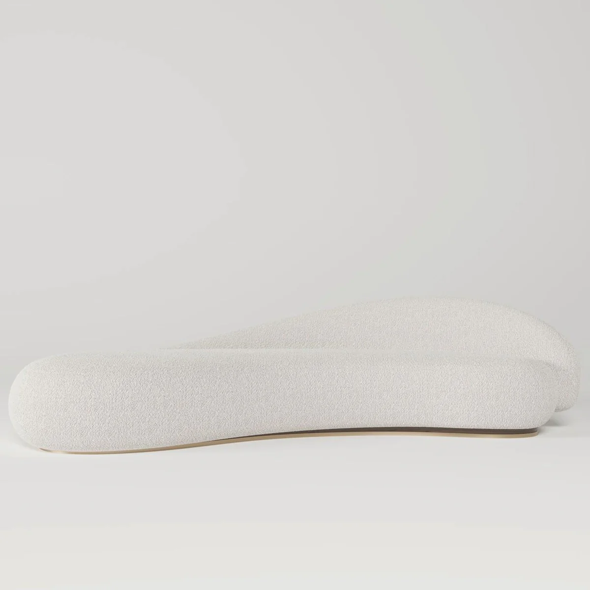 Luxus Sofa Rechte Seite Weiß / Dunkelbraun / Messing 280 cm - Wohnzimmer & Hotel Möbel