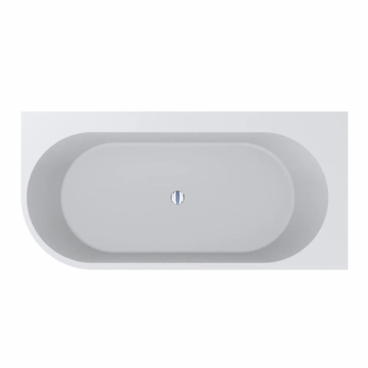 Freistehende Luxus Badewanne Matt Weiß 190 cm - Badezimmer Möbel