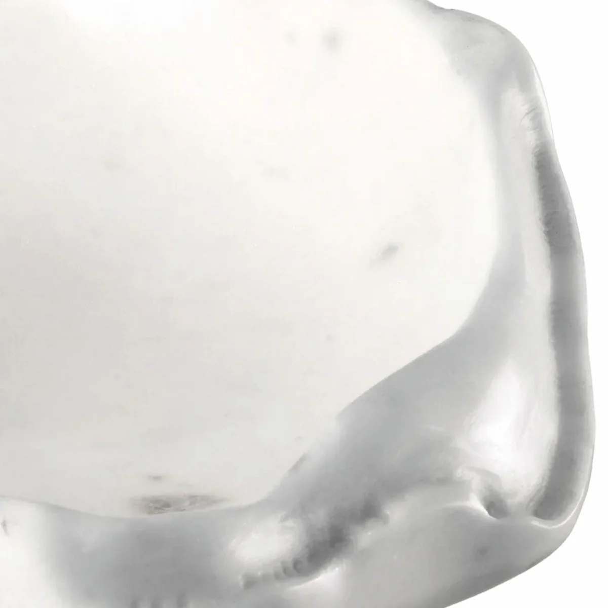 Luxus Deko Marmor Schale Weiß 25 cm - Luxus Accessoires