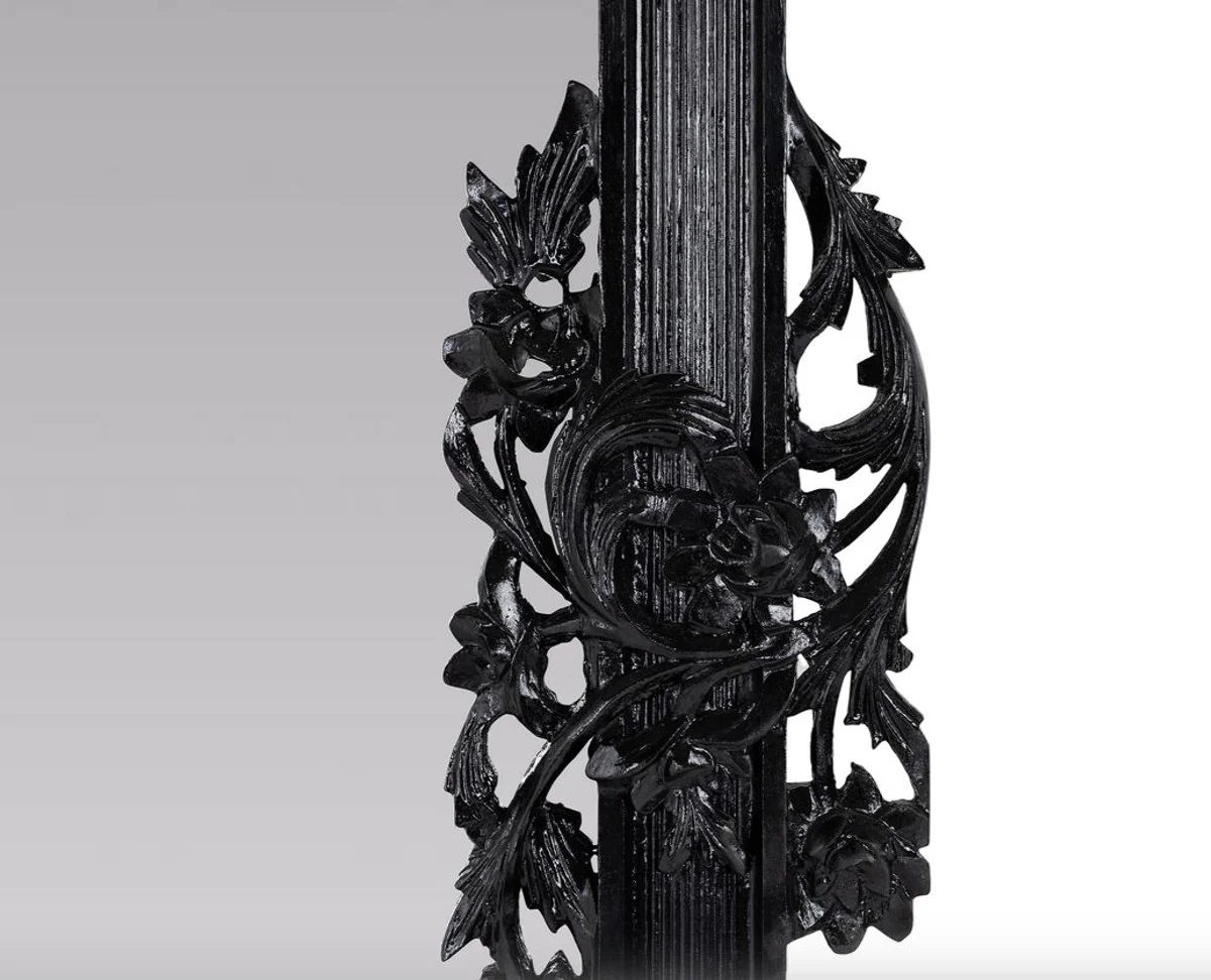 Barock Spiegel / Wandspiegel Schwarz 122 x H. 224 cm - Barockstil Möbel