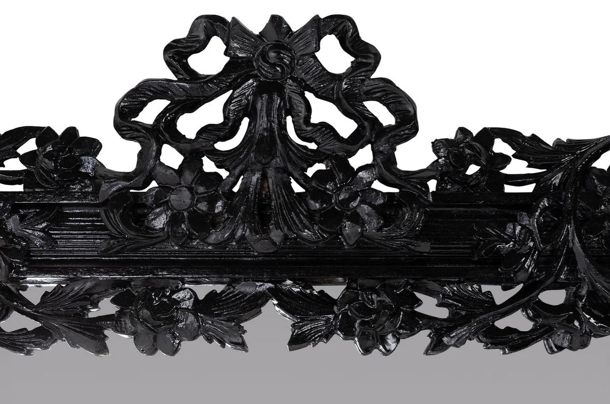 Barock Spiegel / Wandspiegel Schwarz 122 x H. 224 cm - Barockstil Möbel