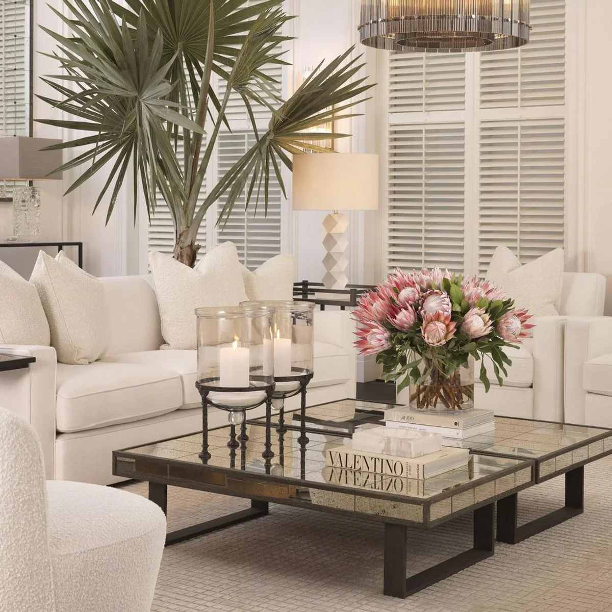 Luxus Viskose Teppich Silber-Sandfarben 300 x 400 cm - Handgewebter Wohnzimmer & Hotel Teppich - Wohnzimmer Deko Accessoires - Luxus Qualität