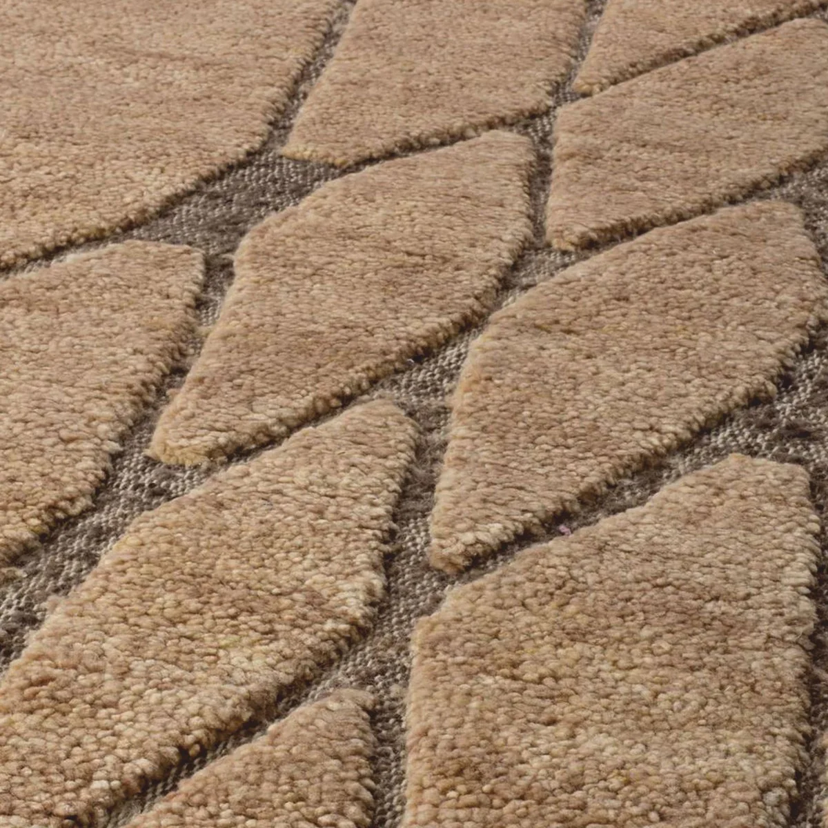 Luxus Wohnzimmer Teppich Beige / Braun - Verschiedene Größen