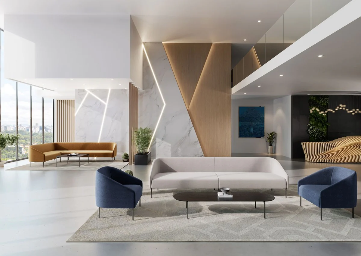 Luxus Wohnzimmer & Hotel Sofa Grau / Schwarz 180 cm - Luxus Möbel