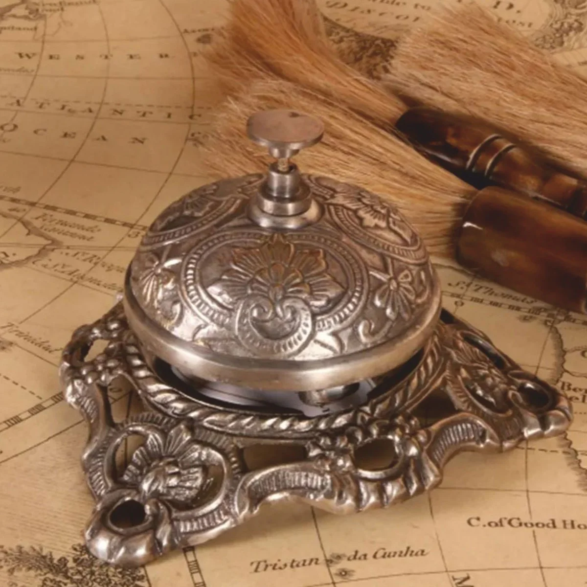 Barock Tischglocke Silber 13 cm - Hotel & Gastronomie Accessoires