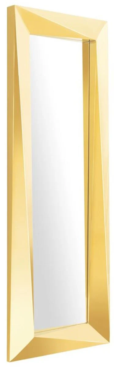 Luxus Spiegel / Wandspiegel Gold 80 x H. 220 cm - Luxus Qualität