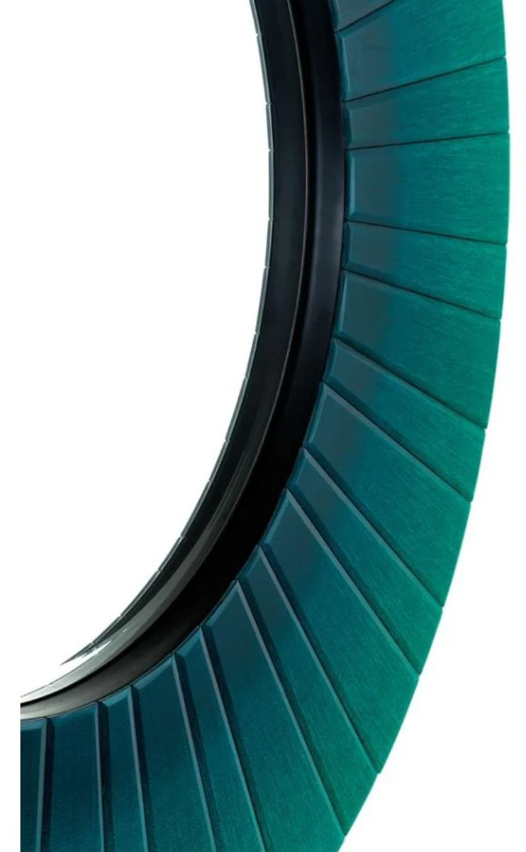 Luxus Wandspiegel Grün Durchmesser 110 cm - Designer Spiegel