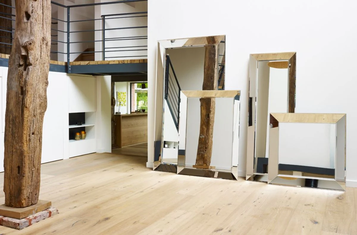 Luxus Spiegel / Wandspiegel 89 x H. 89 cm - Luxus Kollektion