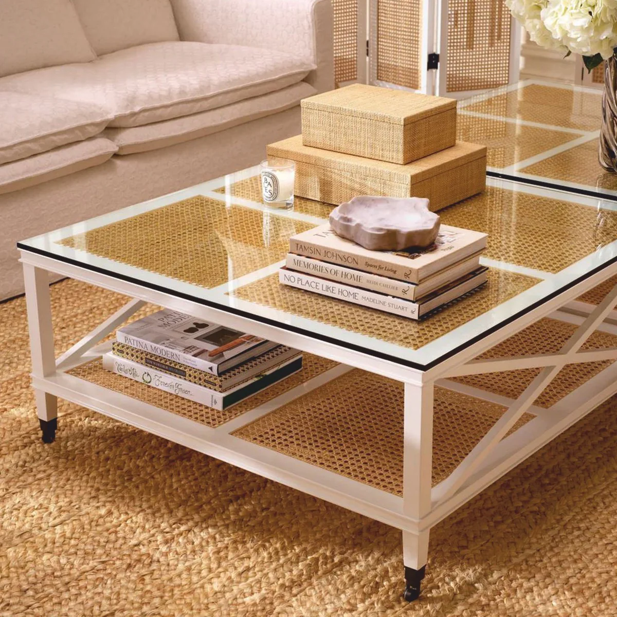 Luxus Aufbewahrungsbox Naturfarben 28 cm - Luxus Accessoires