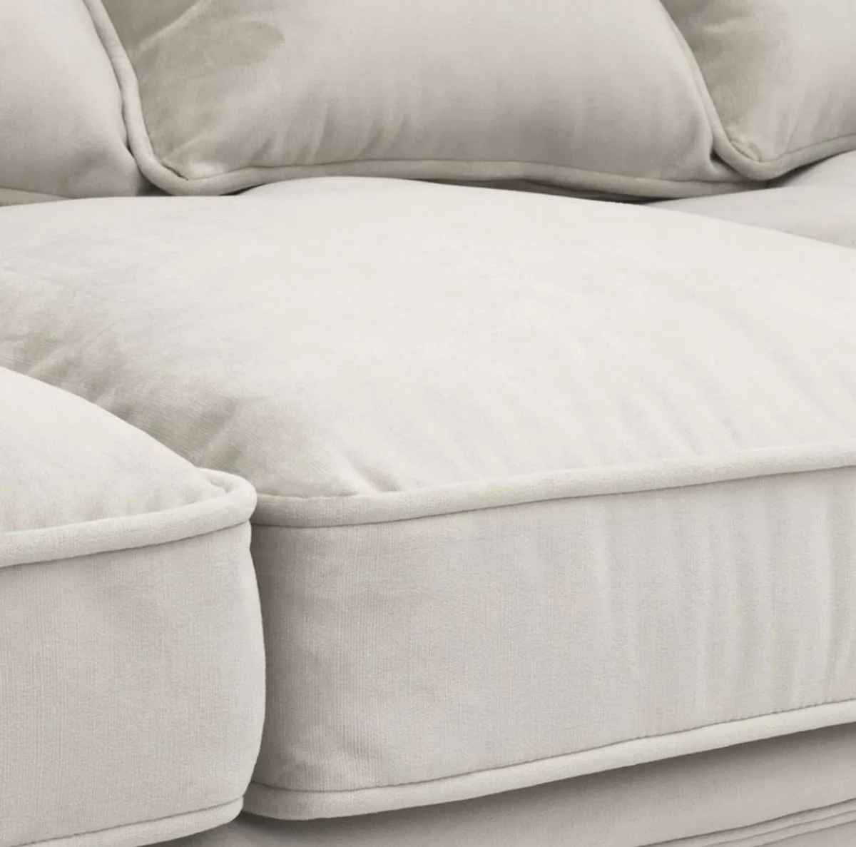 Luxus Designer 3er Sofa Grau - Luxus Hotel Möbel