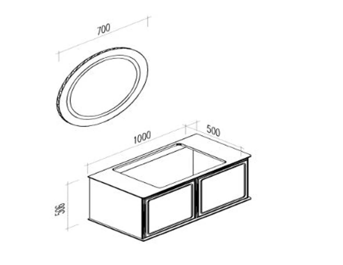 Luxus Badezimmer Set Grün / Gold mit Marmorplatte - Hotel Bad Einrichtung Interior