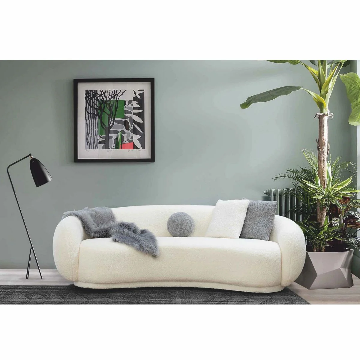 Luxus Sofa Weiß 230 cm - Wohnzimmer & Hotel Möbel