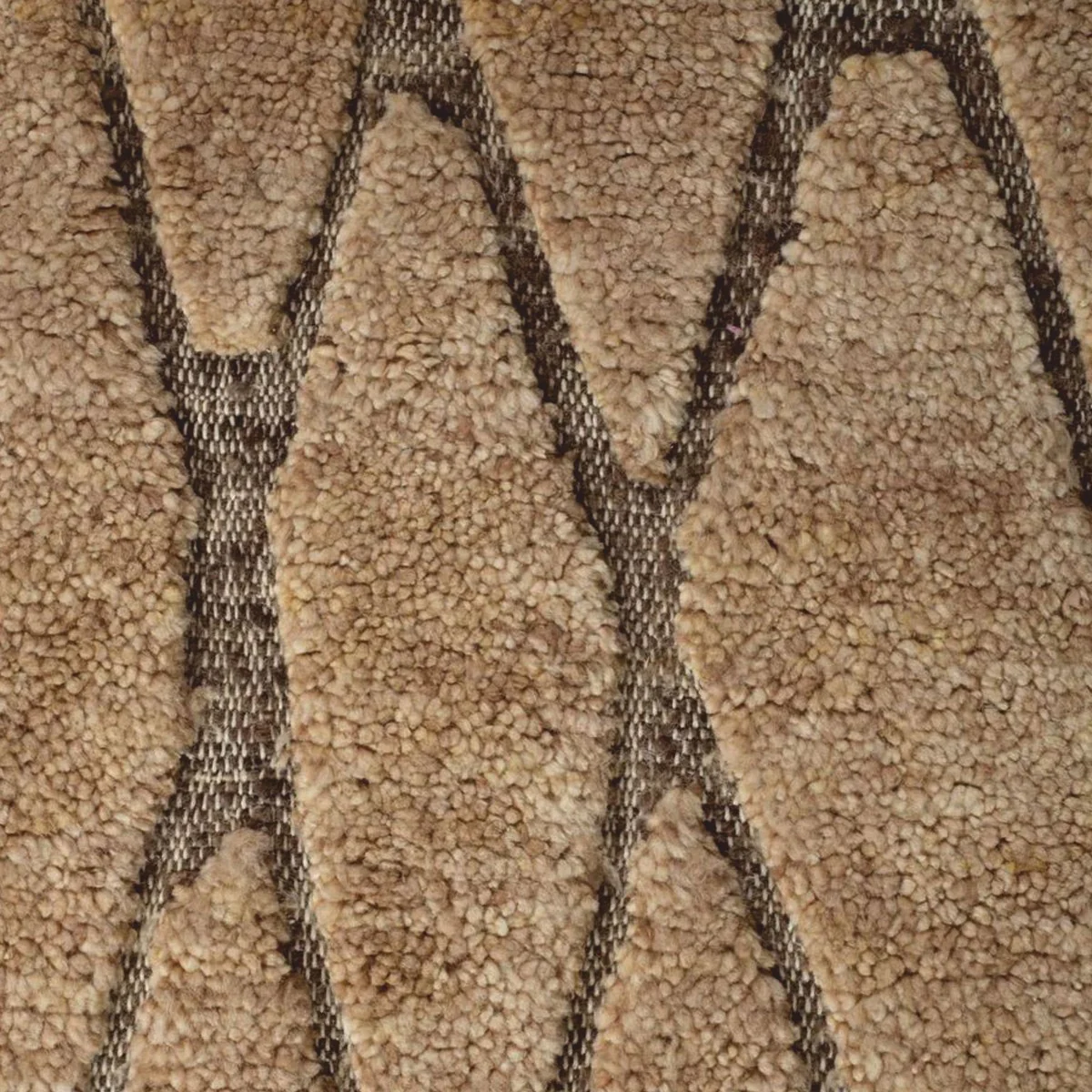 Luxus Wohnzimmer Teppich Beige / Braun - Verschiedene Größen