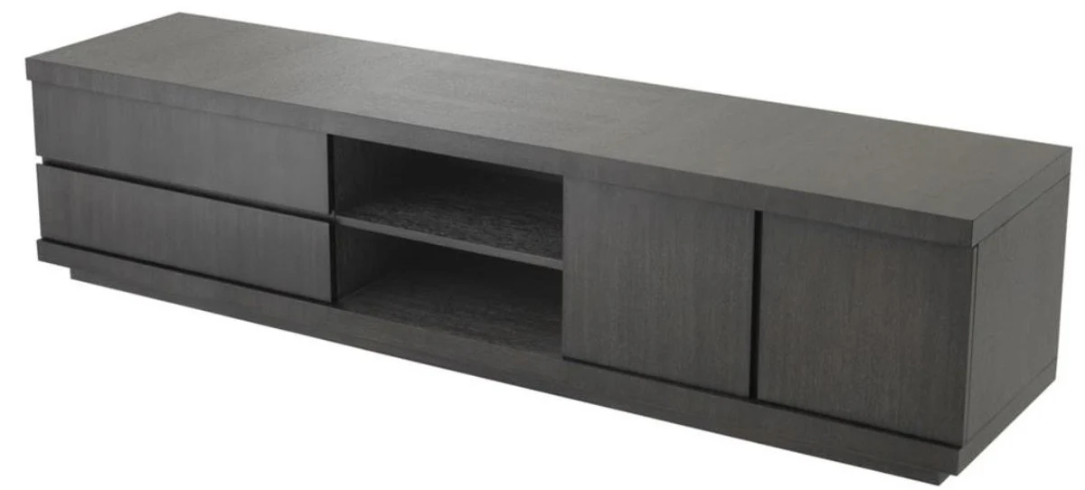 Luxus Fernsehschrank Anthrazit 220 x 52,5 x H. 53 cm - Luxus Kollektion