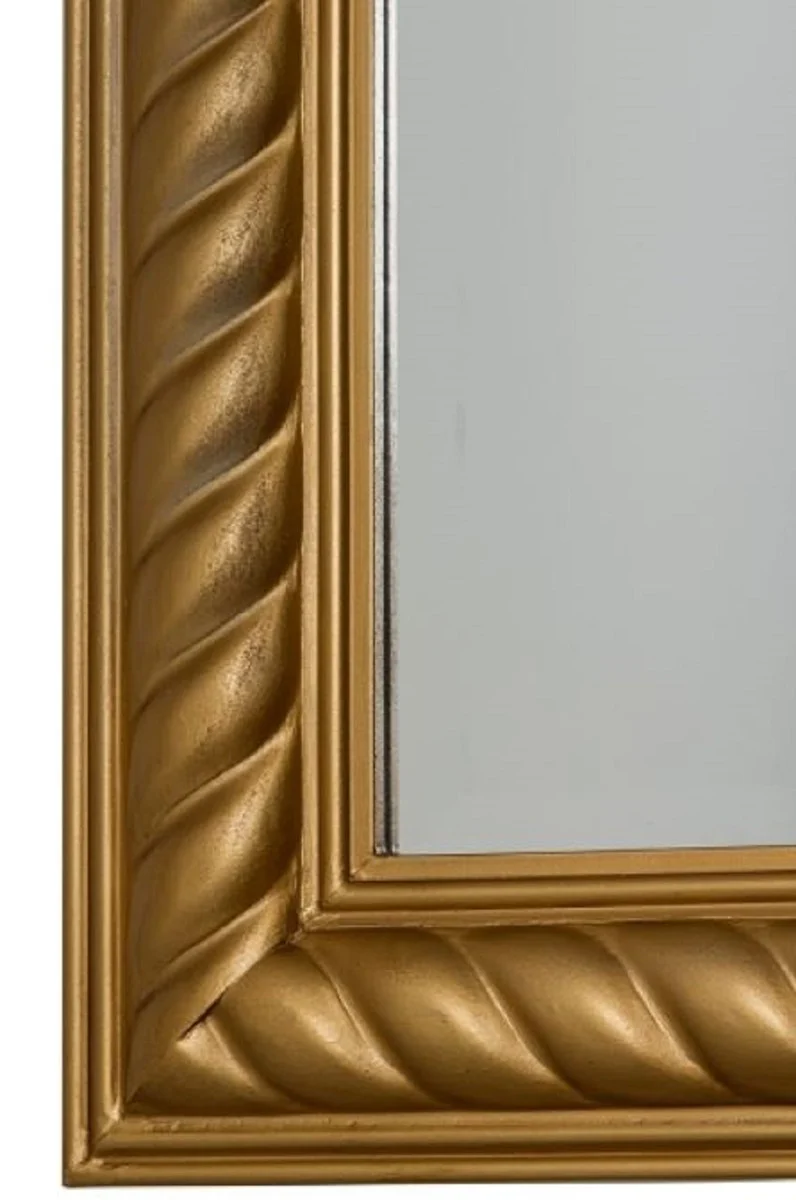 Barock Wohnzimmer Spiegel / Wandspiegel Antik Gold 72 x H. 132 cm - Barockmöbel