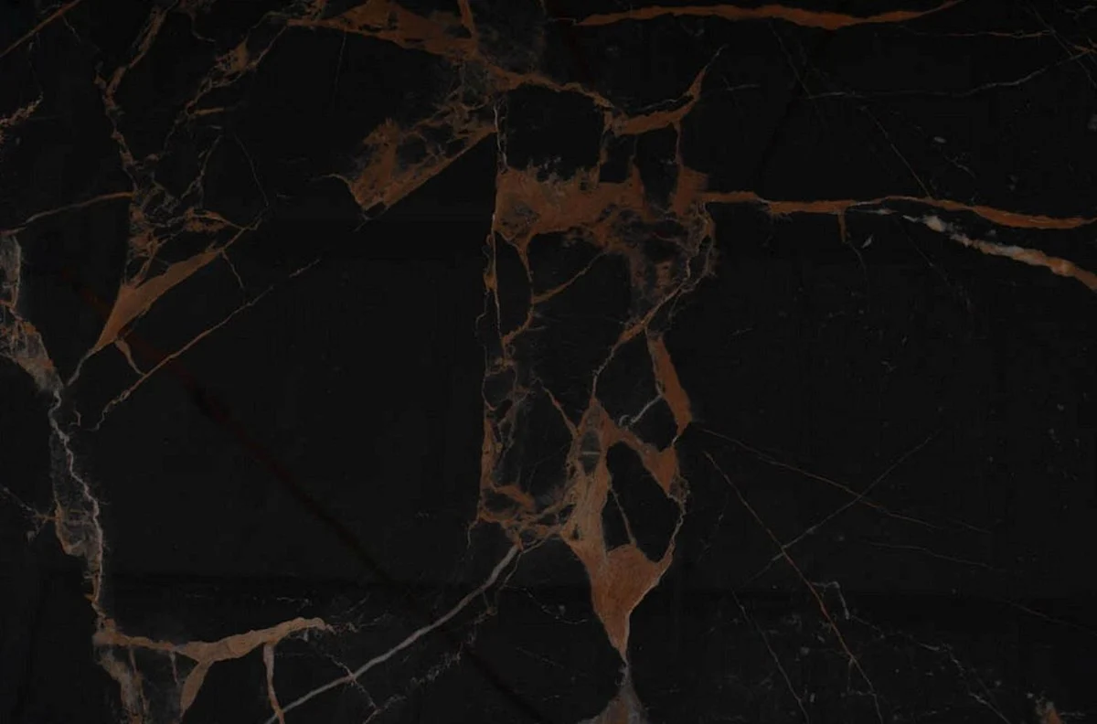 Luxus Esstisch mit gehärteter Glaskeramik Tischplatte Schwarz-Braun / Matt Schwarz 180 x 95 x H. 76 cm - Luxus Küchentisch - Esszimmer Möbel - Luxus Möbel