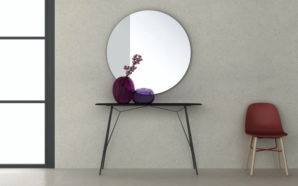 Luxus Spiegel Rauchgrau 96 x H. 96 cm - Designermöbel & Accessoires