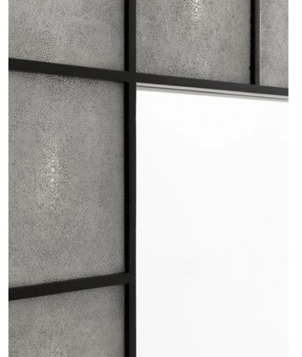 Designer Luxus Mahagoni Wandspiegel 100 x H 140 cm - Luxus Qualität