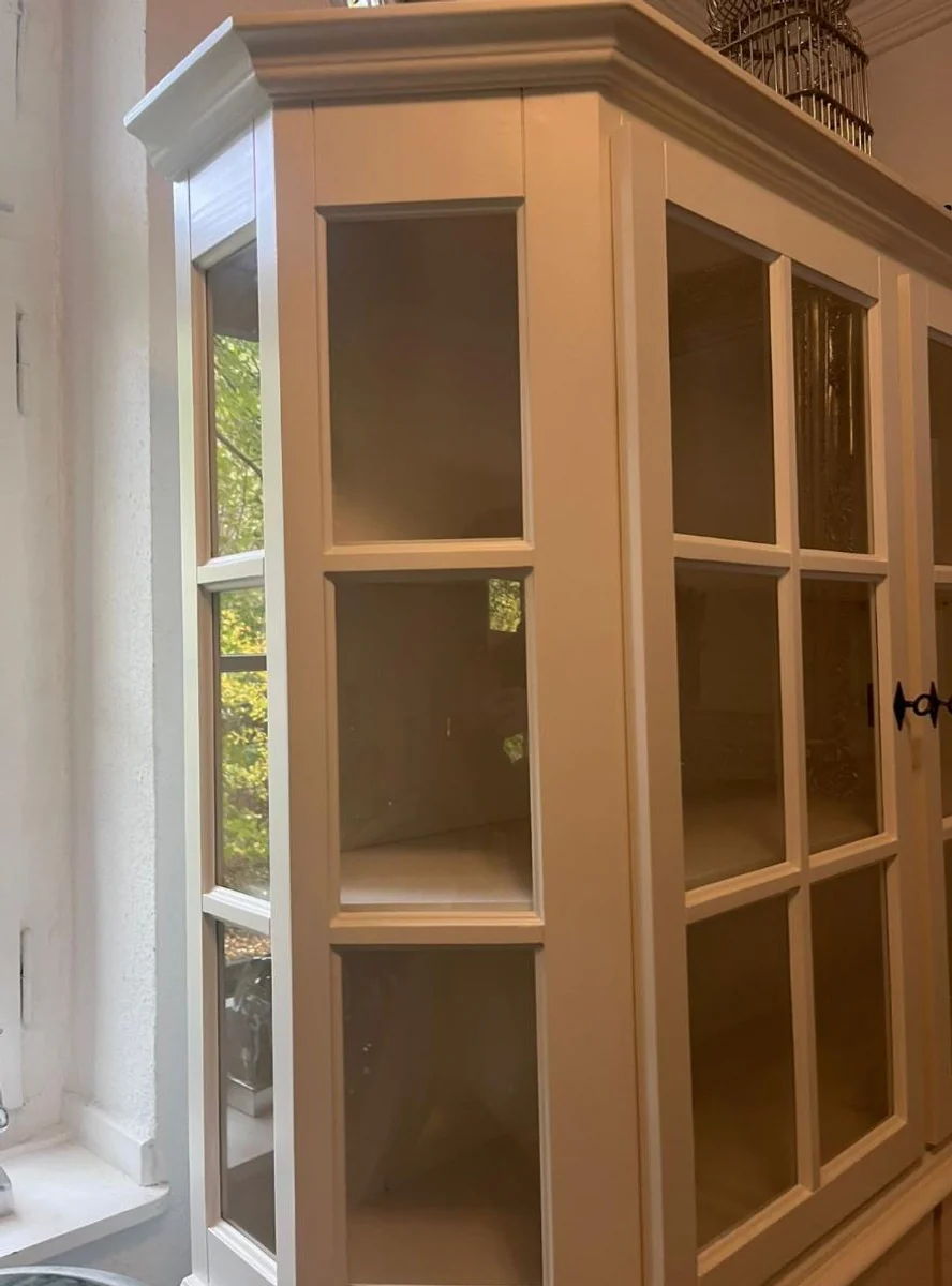 Landhausstil Esszimmer Schrank Weiß 160 x H. 200 cm - Landhausstil Möbel