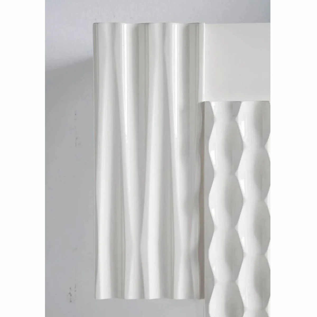 Luxus Designer Waschbecken Hängeschrank Hochglanz Weiß 170 cm