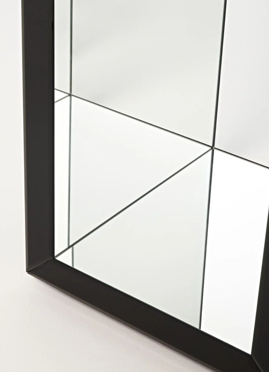 Luxus Beistelltisch im Säulen Design Schwarz 46 x 46 x H. 112 cm - Luxus Qualität