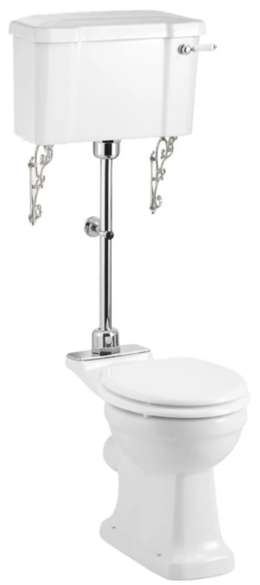 Luxus Jugendstil WC mit Hänge Spülkasten 51 x 73 x H. 142 cm - Verschiedene Farben - Badezimmer Möbel - Luxus Qualität