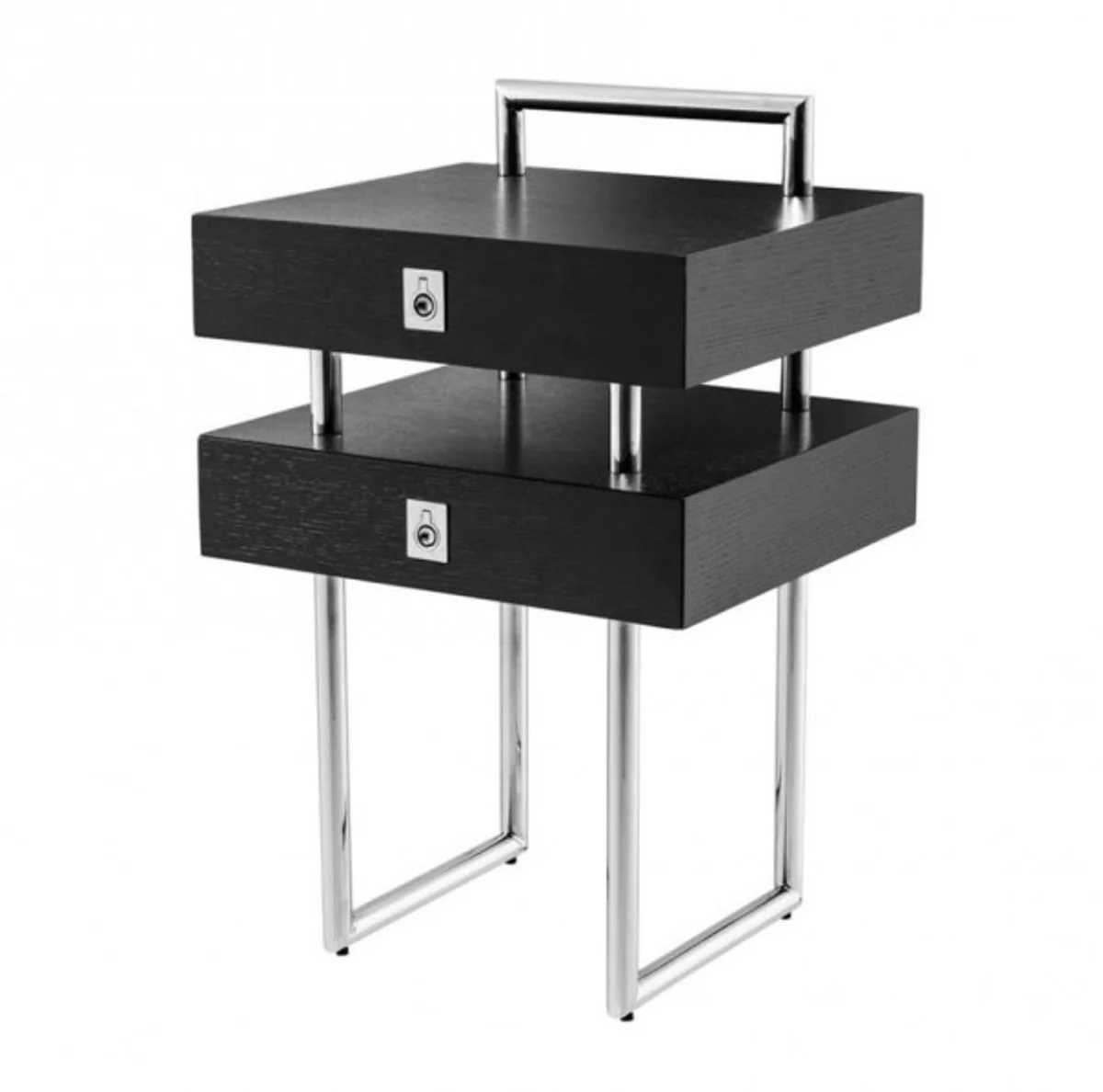 Luxus Art Deco Designer Beistelltisch 50 x 44,5 x H. 79 cm - Luxus Kollektion