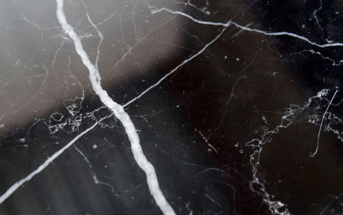 Luxus Hotel Beistelltisch Schwarz 65 x H. 67 cm - Hotel Möbel