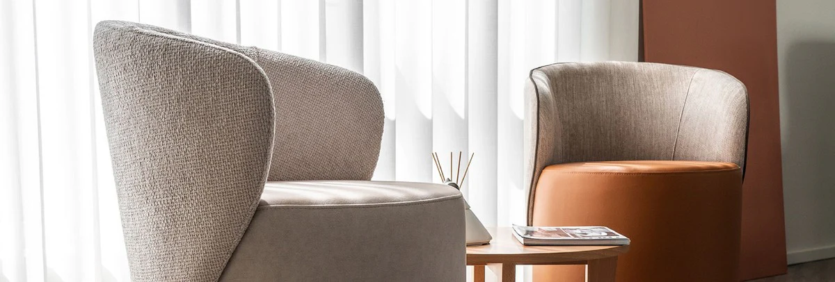 Luxus Hocker Braun / Grau H. 78,5 cm - Luxus Wohnzimmer & Hotel Möbel