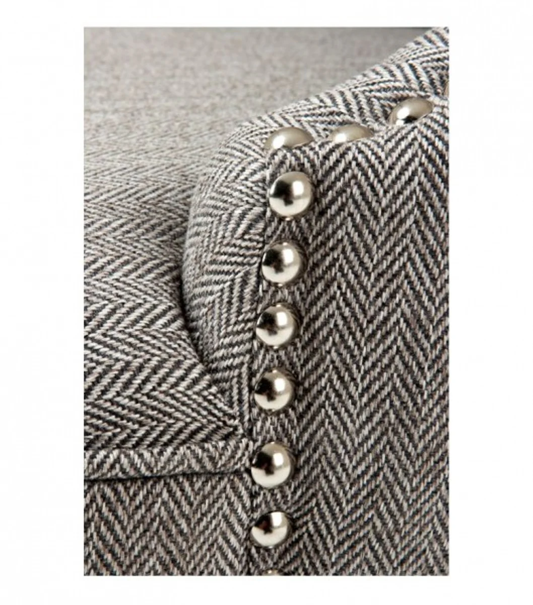 Luxus Birkenholz Esszimmer Stuhl Graubraun - Luxus Hotel Möbel