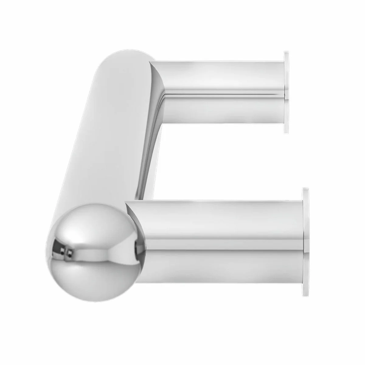 Luxus Badezimmer Handtuchwärmer Silber Glänzend 58 cm - Badezimmer Zubehör