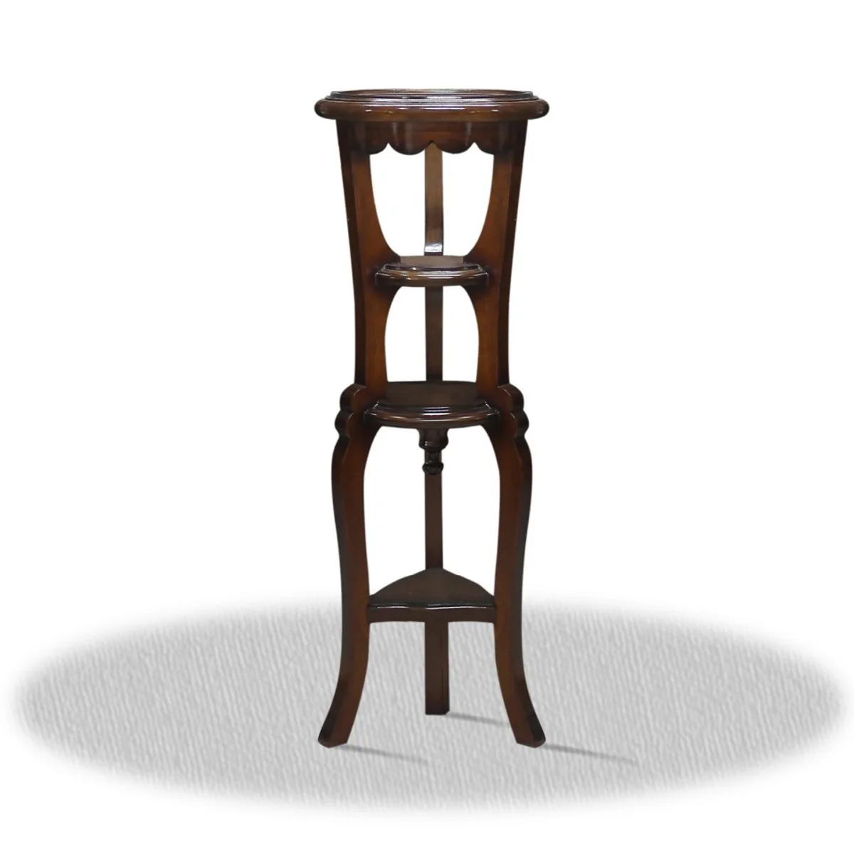 Barock Beistelltisch 35 x 35 x H. 110 cm - Antik Beistelltisch