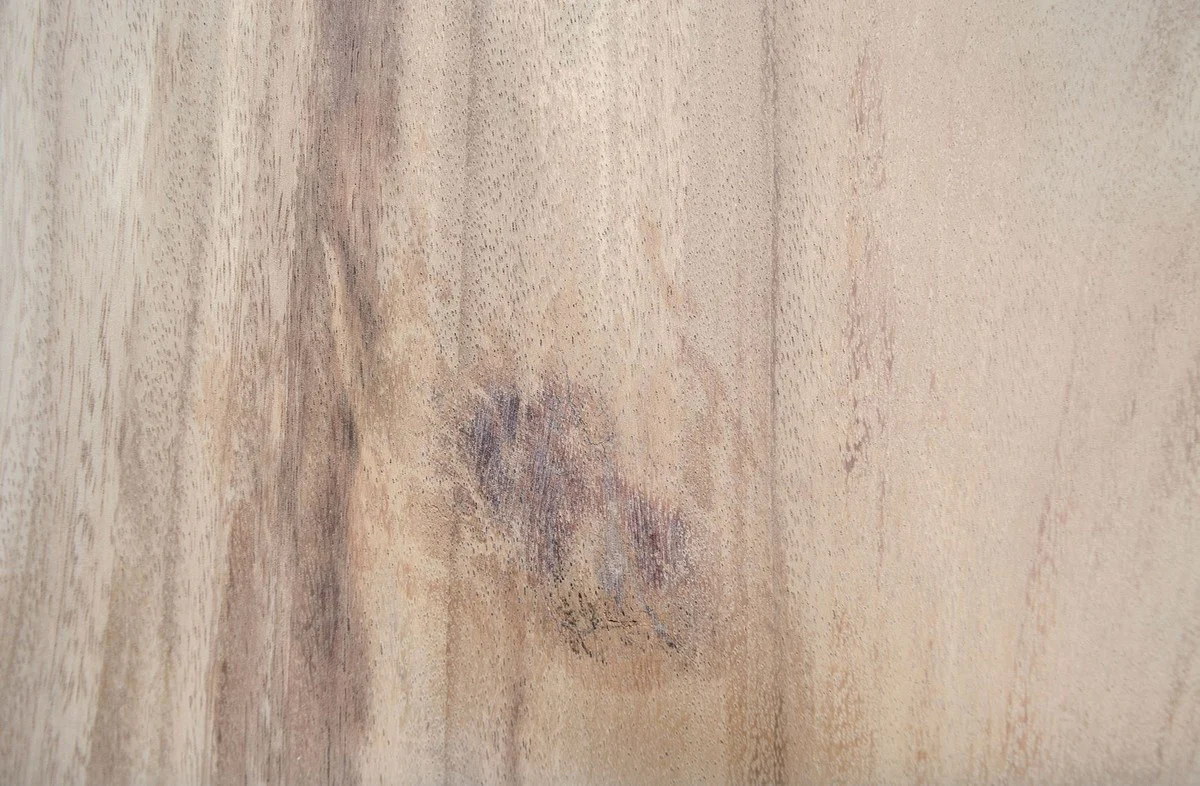 Luxus Bartisch mit Soar-Holz Tischplatte Naturfarben / Schwarz - Luxus Kollektion