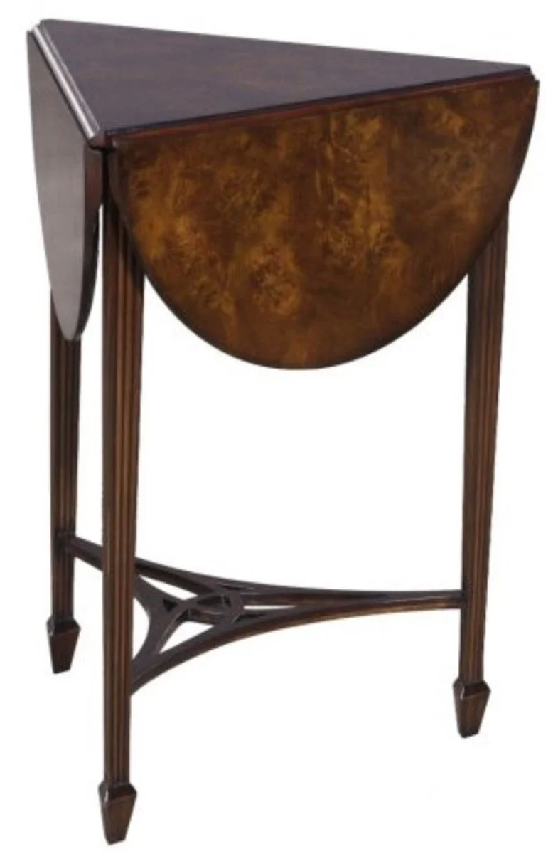 Luxus Wohnzimmer Beistelltisch Braun 52 x 46 x H. 71 cm - Luxus Qualität