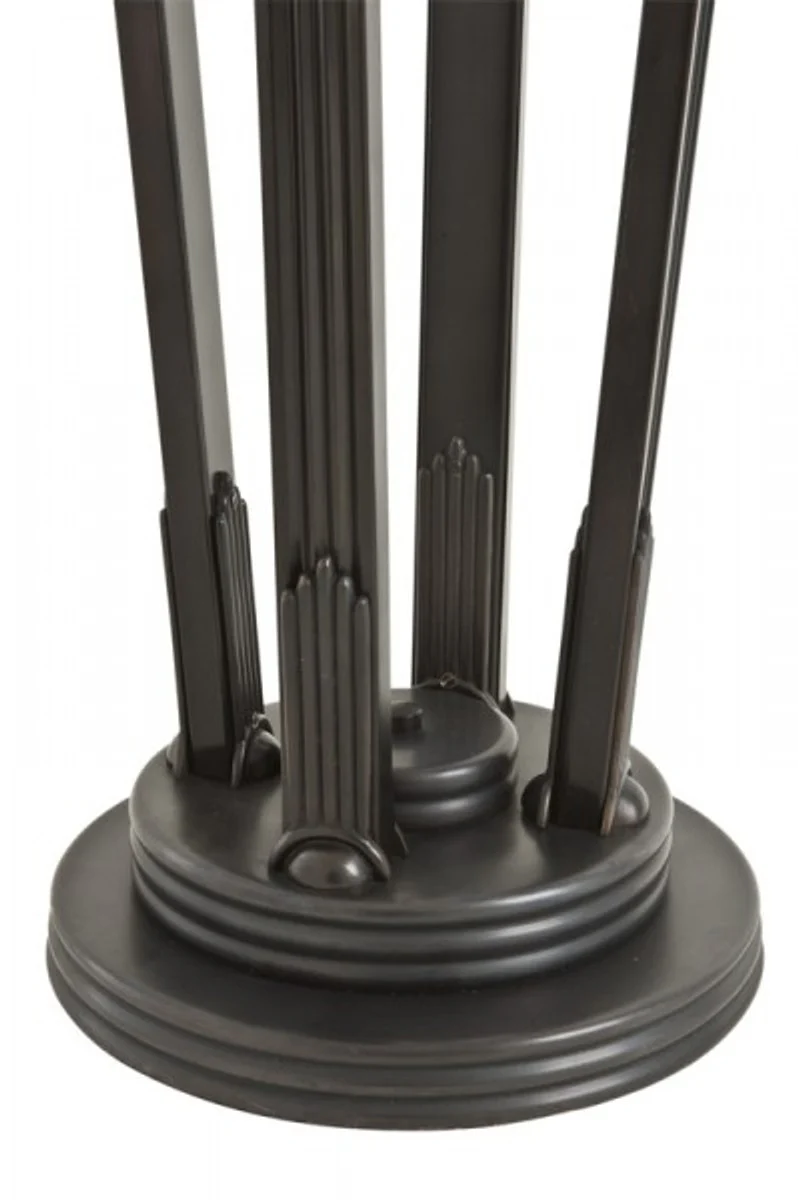 Luxus Barock Beistelltisch / Säule Messing Vintage Bronze Finish 36 x H 105.5 cm - Tisch Möbel