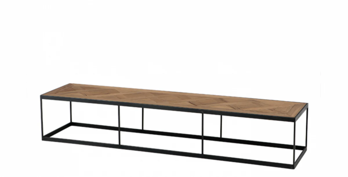 Luxus Art Deco Designer Couchtisch Zink - Wohnzimmer Salon Tisch - Hotel Tisch Möbel