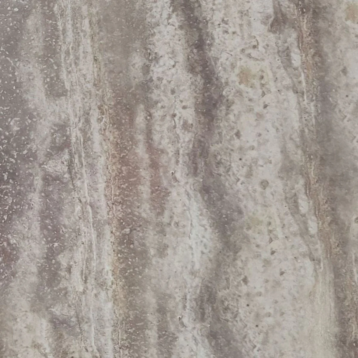 Luxus Travertin Couchtisch Grau Ø 70 cm - Luxus Wohnzimmer Möbel