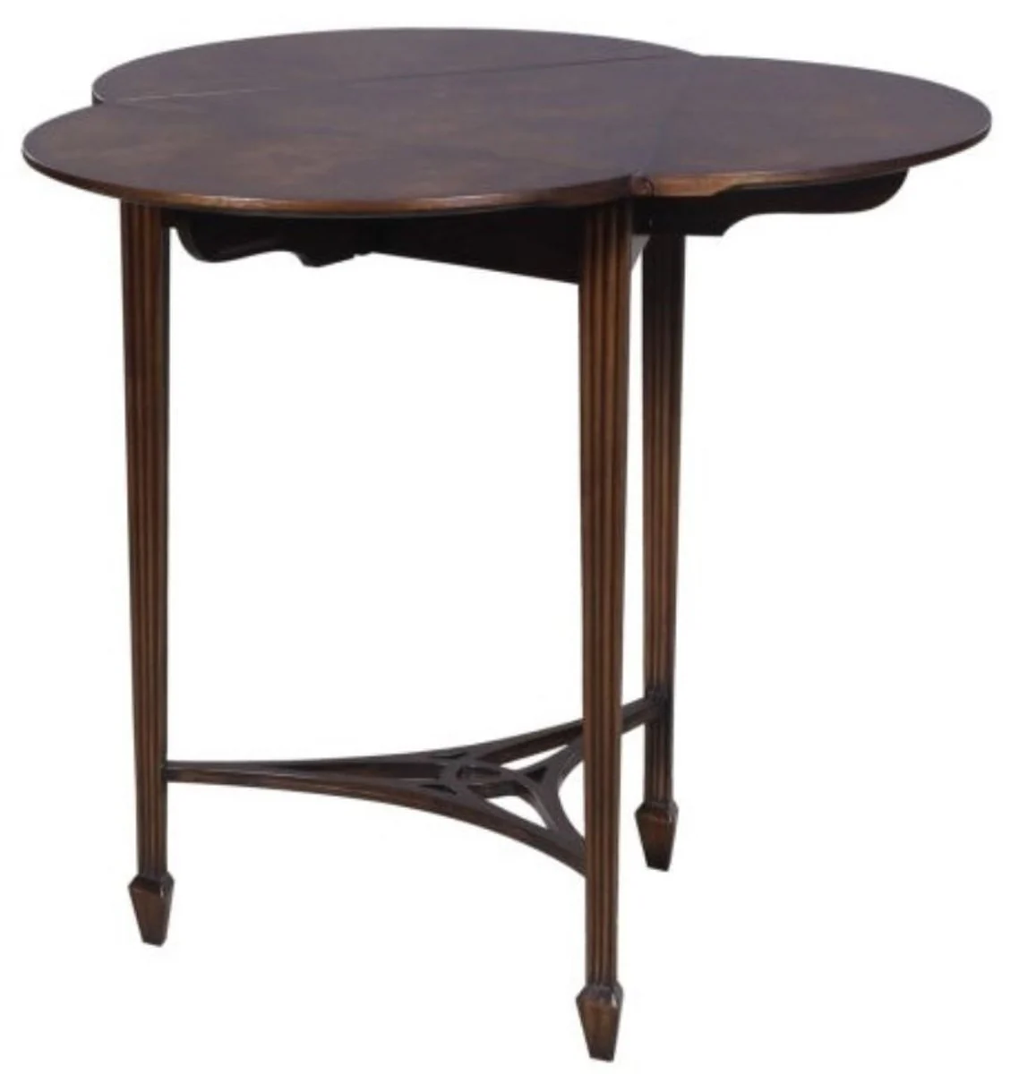 Luxus Wohnzimmer Beistelltisch Braun 52 x 46 x H. 71 cm - Luxus Qualität