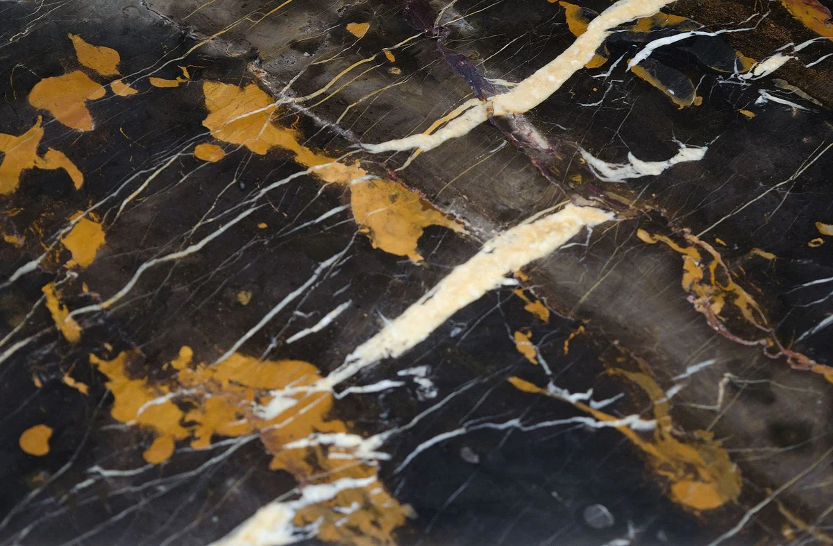 Luxus Esstisch Schwarz 120 x H. 76 cm - Esszimmermöbel