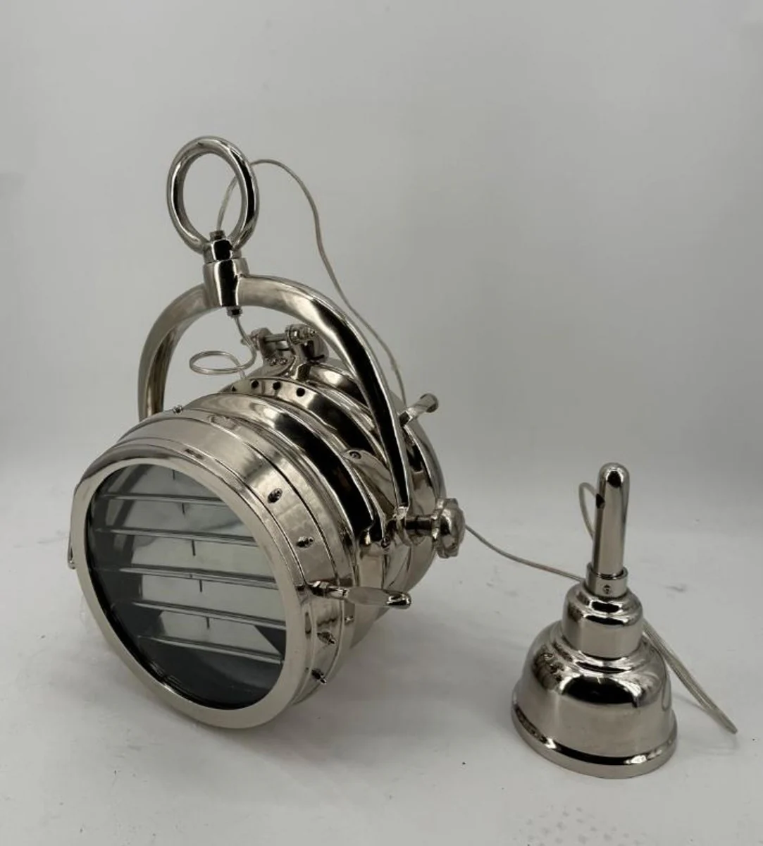 Hängeleuchte / Studioleuchte Silber - Metall Pendelleuchte