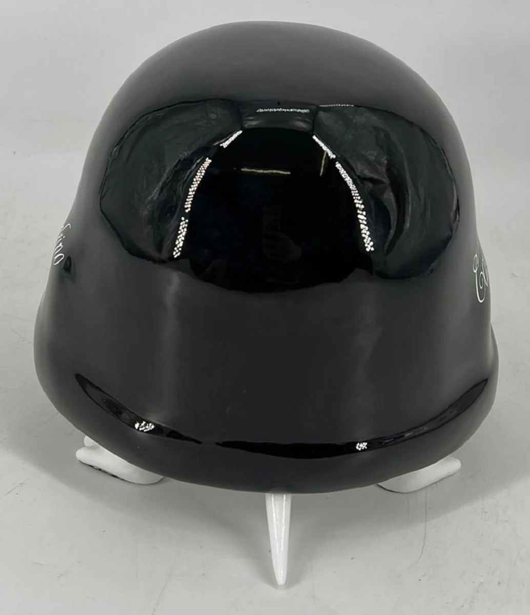 Luxus Deko Figur Schildkröte Weiß / Schwarz 40 cm - Deko Accessoires