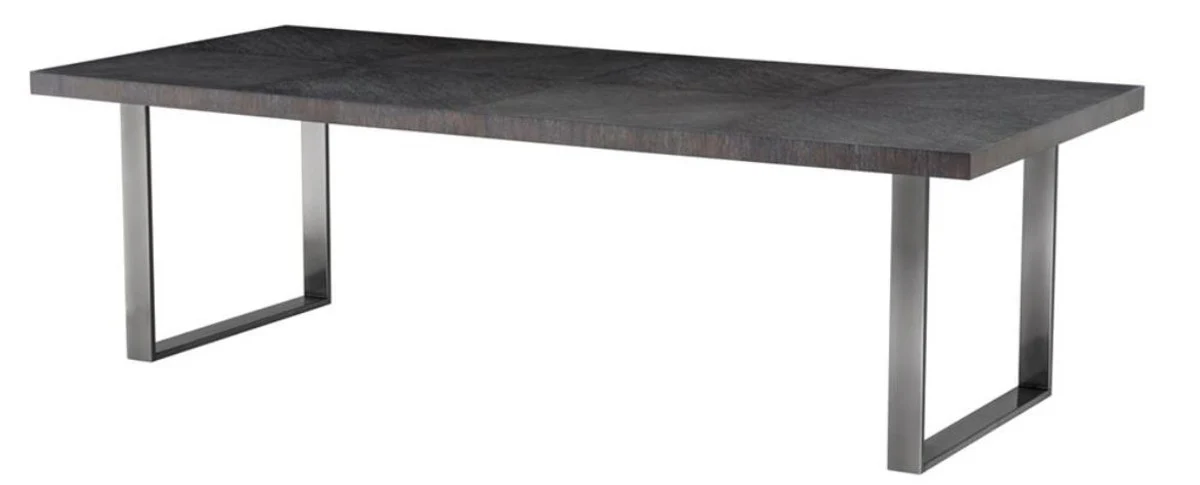 Luxus Esstisch Schwarz 250 x 110 x H. 75 cm - Esszimmermöbel