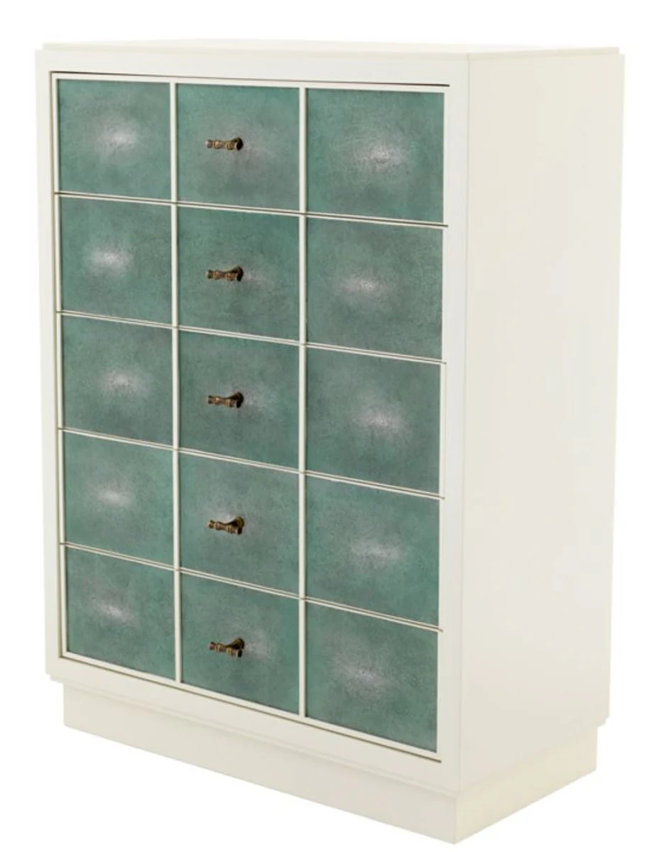 Luxus Mahagoni Schrank 96,5 x 47,5 x H. 130 cm - Designer Möbel