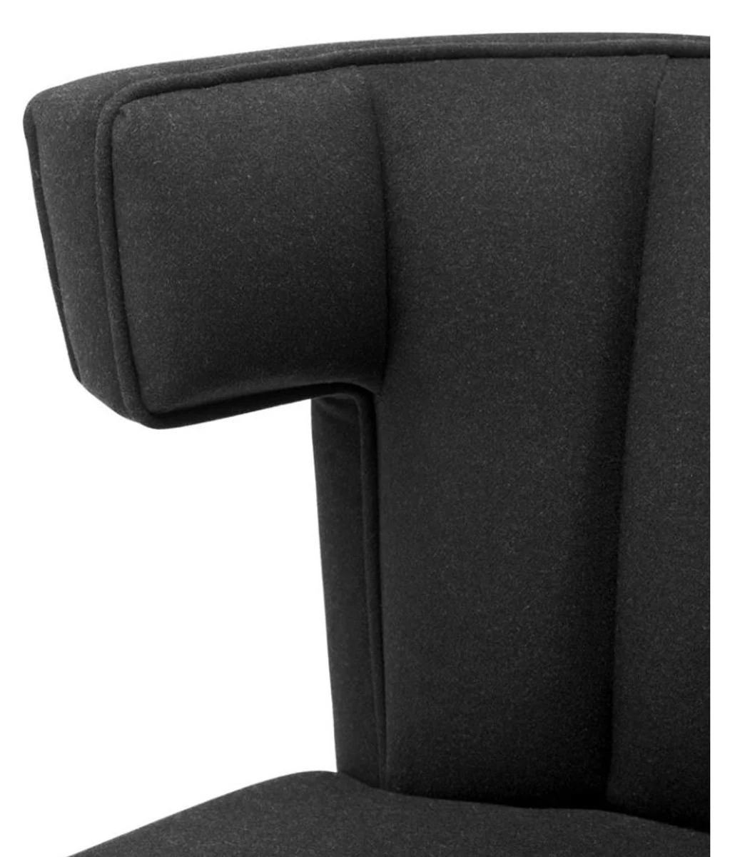 Luxus Esszimmerstuhl Schwarz - Designer Möbel