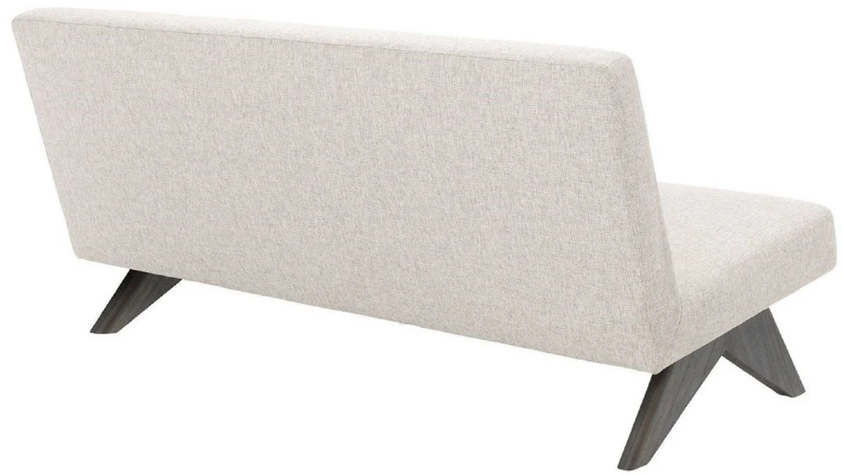 Luxus Couch Naturfarben / Braun 152 x 81 x H. 75 cm - Wohnzimmer Sofa - Luxus Wohnzimmer Möbel