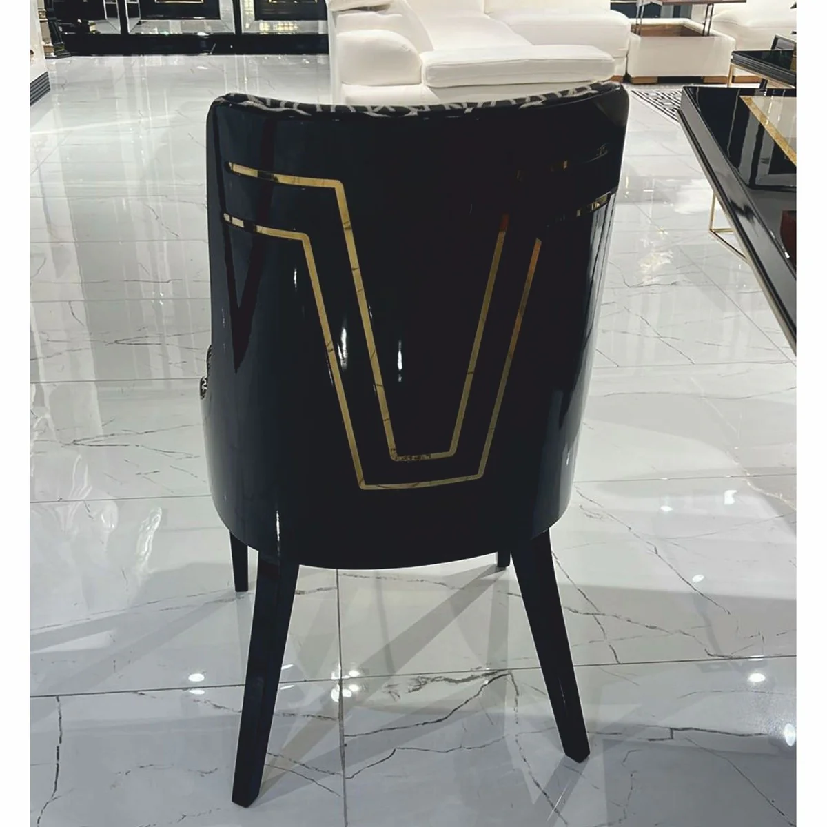 Luxus Esszimmer Set - Esstisch & 6 Esszimmer Stühle - Esszimmer Möbel