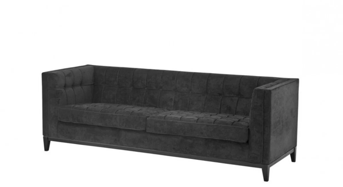 Luxus Sofa Schwarz - Wohnzimmer Möbel