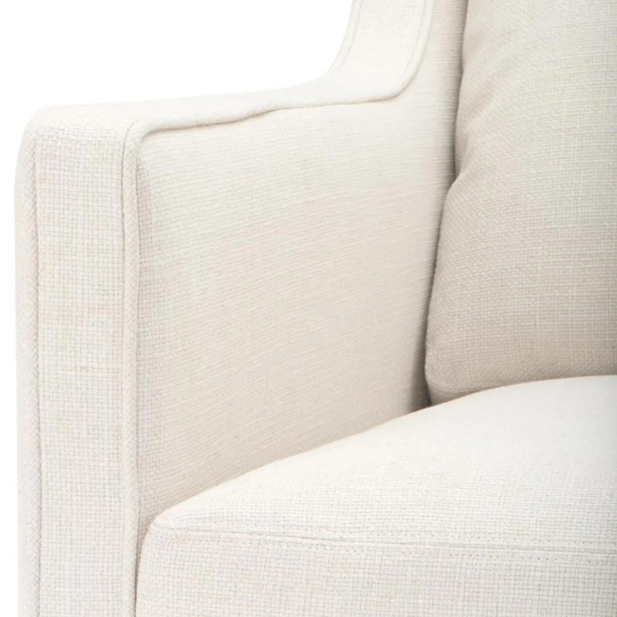 Luxus Hotel Sofa Naturfarbig 230 x 100 x H. 83 cm - Hotel Möbel